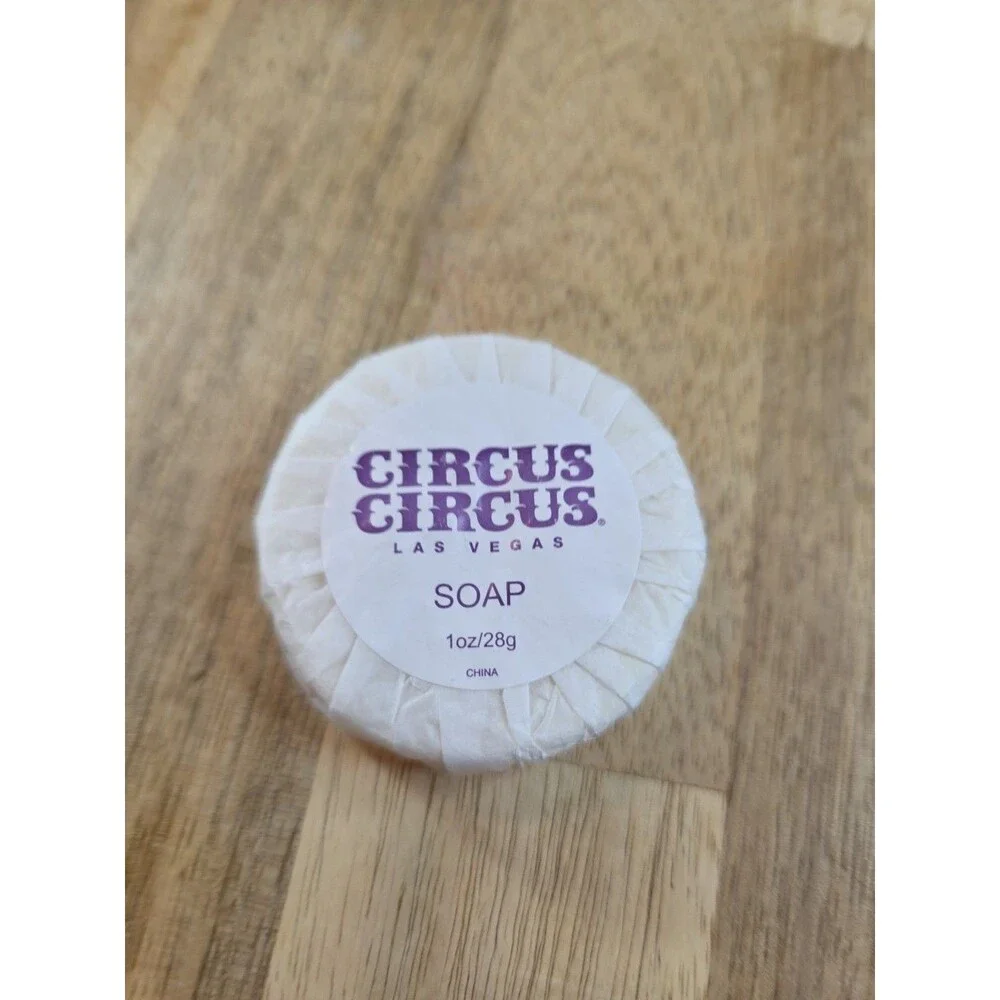 Circus Circus Las Vegas Hotel Casino Travel Size Soap Bar 1oz Sealed Collectable